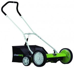 lawn mower Greenworks 25062 18-Inch Photo, Characteristics, review