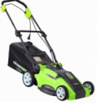lawn mower Greenworks 25147 1200W 40cm 3-in-1 electric review bestseller