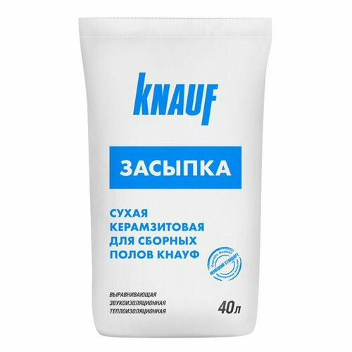 Засыпка Knauf Компэвит керамзитовая для сборных полов 40 л, шт фото, описание