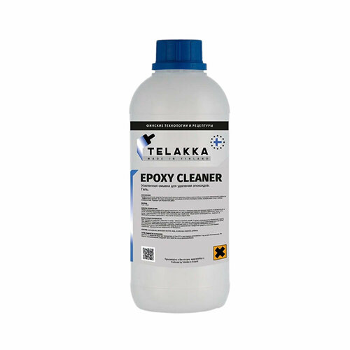 Смывка для эпоксидной затирки с плитки, из швов усиленная TELAKKA EPOXY CLEANER 1кг фото, описание