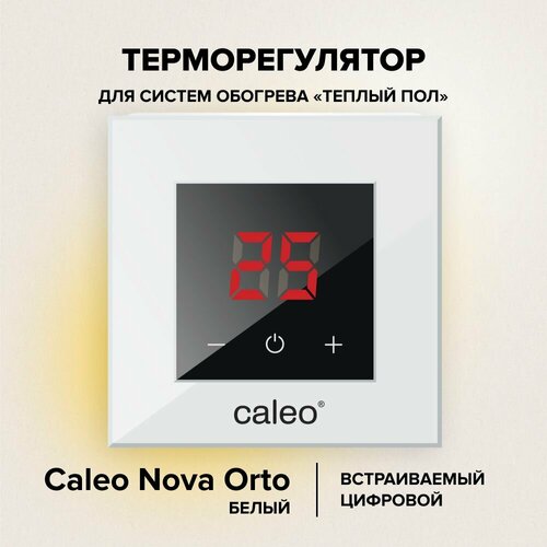 Терморегулятор Caleo Nova белый фото, описание