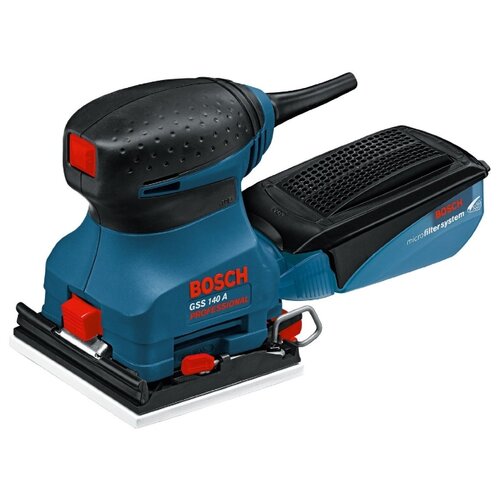 Плоскошлифовальная машина BOSCH GSS 140 A, 180 Вт, чемодан фото, описание