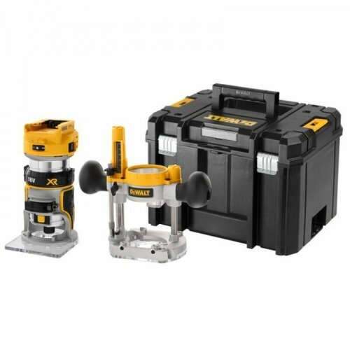 Аккумуляторный комбинированный фрезер DeWALT DCW604NT-XJ, без Акб и ЗУ, с кейсом TSTAK фото, описание