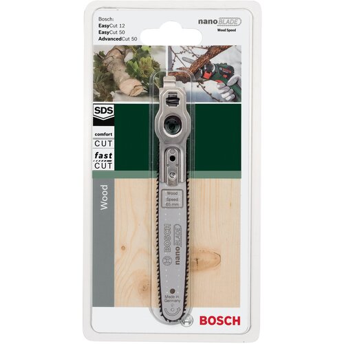 Пилка для электролобзика BOSCH nanoBLADE Wood Speed 65, 1 шт. фото, описание