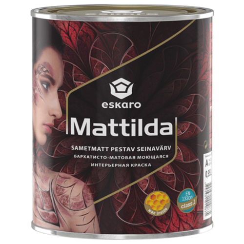 Краска акриловая Eskaro Mattilda матовая белый 0.95 л 1.4 кг фото, описание