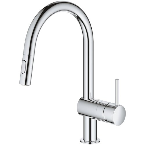 Смеситель для раковины (умывальника) Grohe Minta 32321002 хром фото, описание