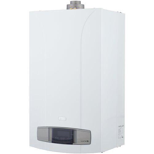 Конвекционный газовый котел BAXI LUNA-3 240 Fi, 24 кВт, двухконтурный, белый фото, описание