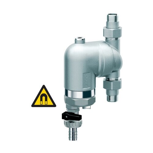 Фильтр FAR с поворот. соед. и магнит. вставками, без манометра, 100мкм, НР-НР 3/4