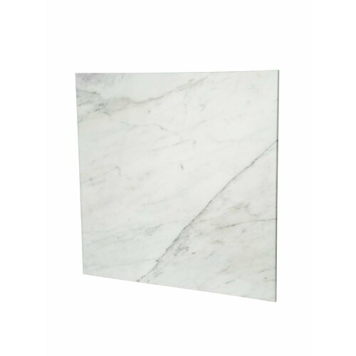 Белая мраморная плитка Imperial Carrara 60*60 см толщиной 12 мм (1 шт) фото, описание