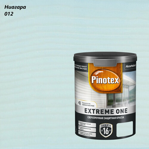 Краска для деревянных фасадов Pinotex Extreme One (0,9л) ниагара 012 фото, описание