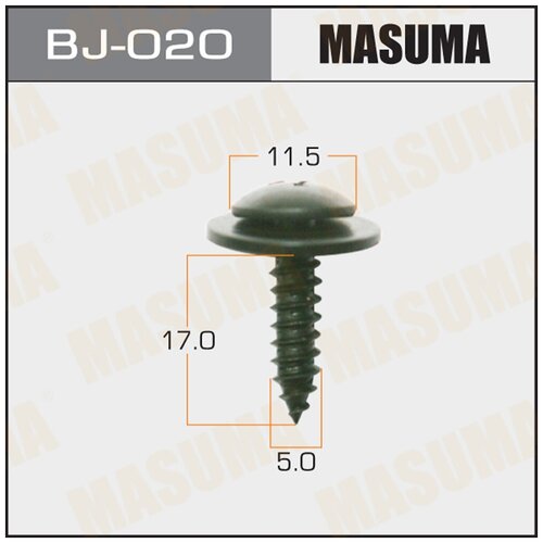 Саморез 5 x 17 мм 10 шт. MASUMA MASUMA BJ020 | цена за 1 шт фото, описание