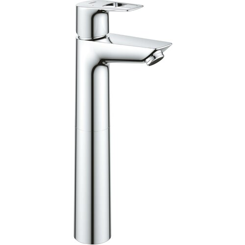 Смеситель для отдельностоящей раковины GROHE BauLoop XL 23764001 с ограничителем температуры, хром фото, описание