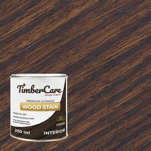 Тонирующее масло TimberCare Wood Stain 200 мл Кофе 350019 фото, описание