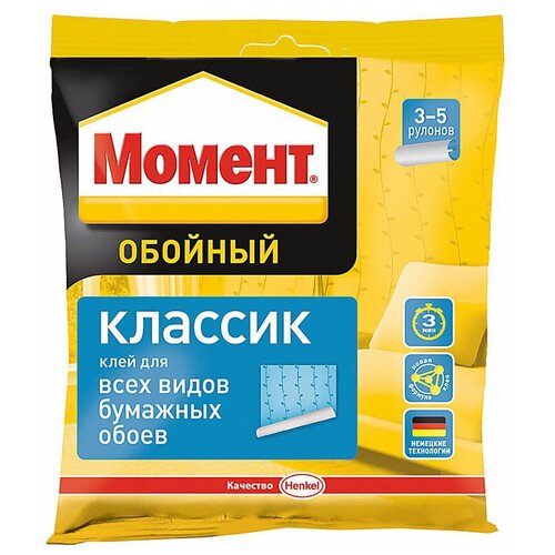 Клей для виниловых обоев Момент Классик 0.1 л 0.1 кг фото, описание