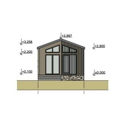 Готовый проект каркасного дома 