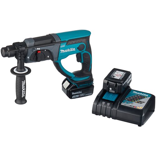 Перфоратор аккумуляторный Makita DHR202RFE 3.0Ач х2 кейс18 Вт фото, описание