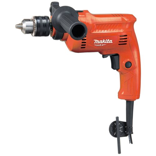 Ударная дрель Makita M0801, 500 Вт, без аккумулятора красный коробка фото, описание