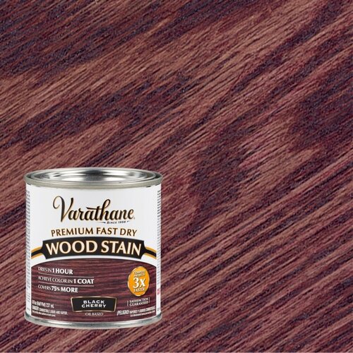 Быстросохнущая морилка на масляной основе Varathane Fast Dry Wood Stain 236 мл Черешня 262028 фото, описание