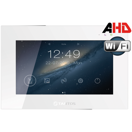 Монитор видеодомофона Tantos Marilyn HD Wi-Fi (white) фото, описание