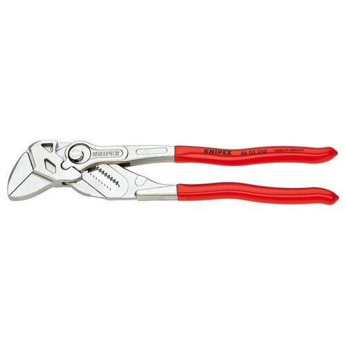 Сантехнические клещи Knipex 86 03 250 250 мм серебристый/красный 250 мм фото, описание