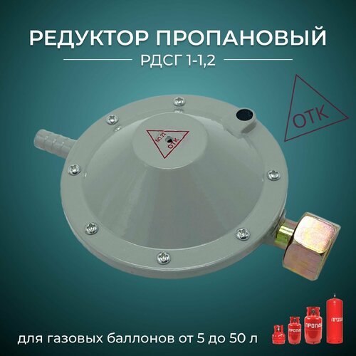 Редуктор газовый для пропановых баллонов РДСГ 1-1.2 