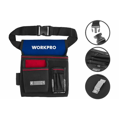 Поясная сумка для инструмента WORKPRO WP281017 фото, описание