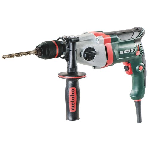 Безударная дрель Metabo BE 850-2 БЗП, 850 Вт зеленый коробка фото, описание