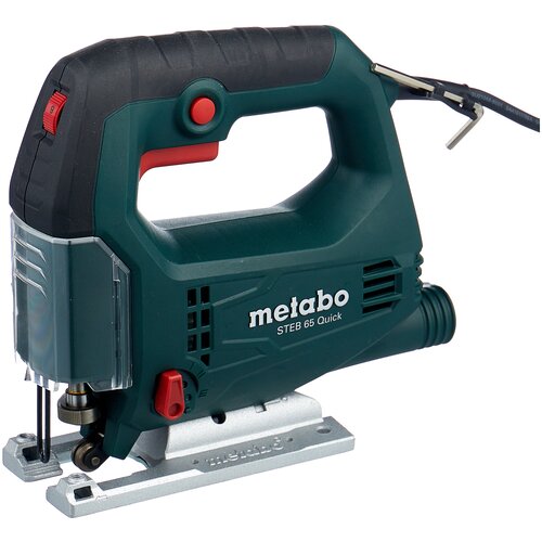 Электролобзик Metabo STEB 65 Quick 601030000, 450 Вт черный фото, описание