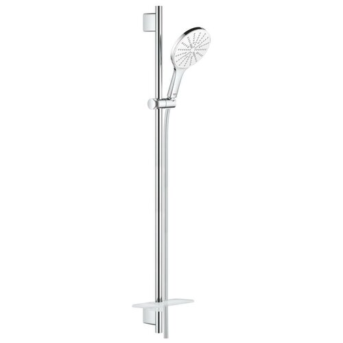 Душевой комплект Grohe Rainshower SmartActive 150 26594LS0,  белая луна хром 1750 мм фото, описание