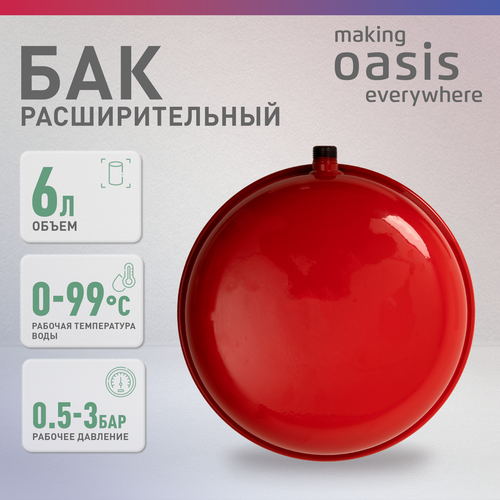 Расширительный бак для систем отопления making Оasis everywhere RP-6 фото, описание