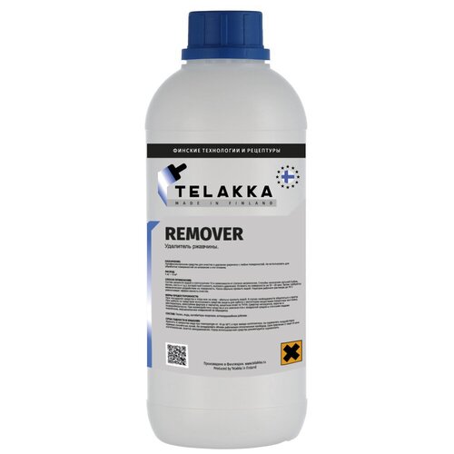 Профессиональное средство для удаления ржавчины TELAKKA REMOVER 1л фото, описание