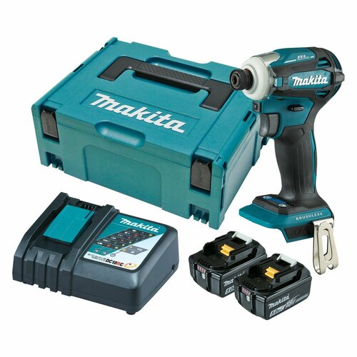 Аккумуляторный ударный винтовёрт Makita DTD172RTJ (18V, 2x5.0Ah, Li-Ion, MakPac) фото, описание