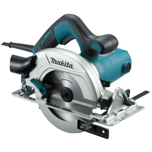 Дисковая пила  Makita HS6601J, 1050 Вт, сине-зеленый фото, описание