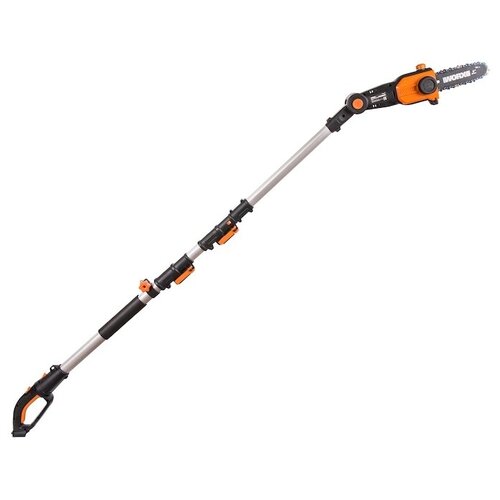 Цепная пила Аккумуляторная телескопическая WORX WG349E.9, 20В, 20 см, без АКБ и ЗУ фото, описание