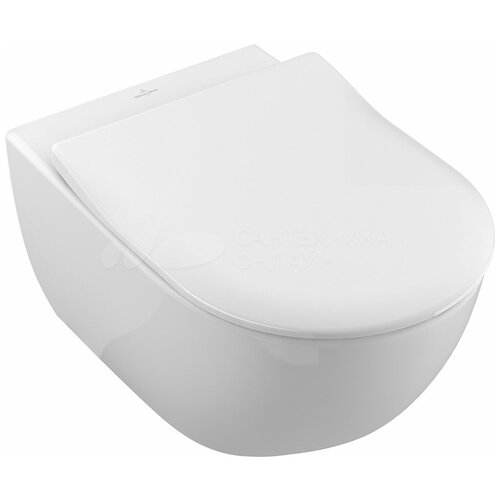 Унитаз подвесной Villeroy & Boch Subway 2.0 5614R201 alpin фото, описание