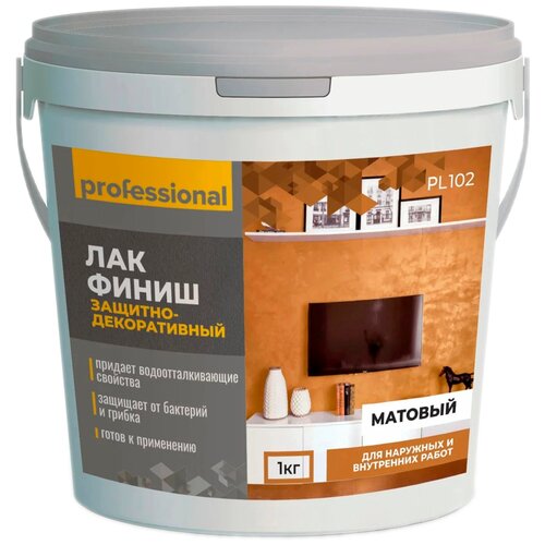 Professional PL102 бесцветный, матовая, 1 кг, 1 л фото, описание