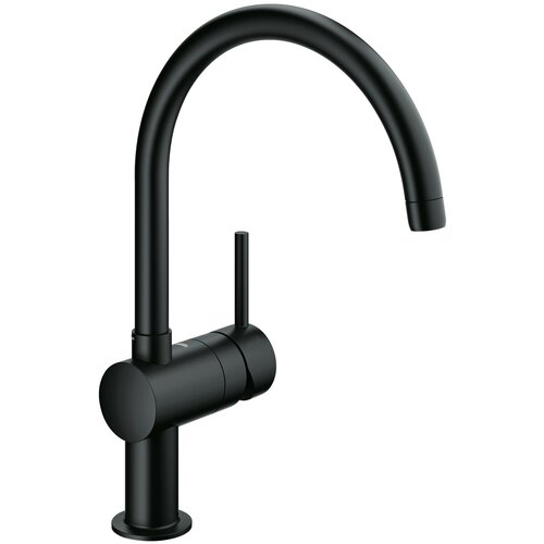 Смеситель для кухни (мойки) Grohe Minta 32917KS0 черный бархат фото, описание