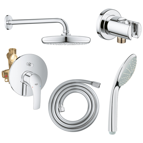 Верхний душ Grohe Eurosmart 124440,  хром хром 1750 мм фото, описание