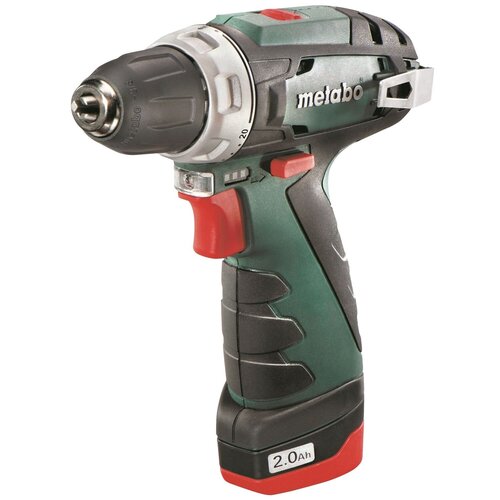 Аккумуляторная безударная дрель Metabo PowerMaxx BS Basic 600080500 зеленый/черный кейс фото, описание