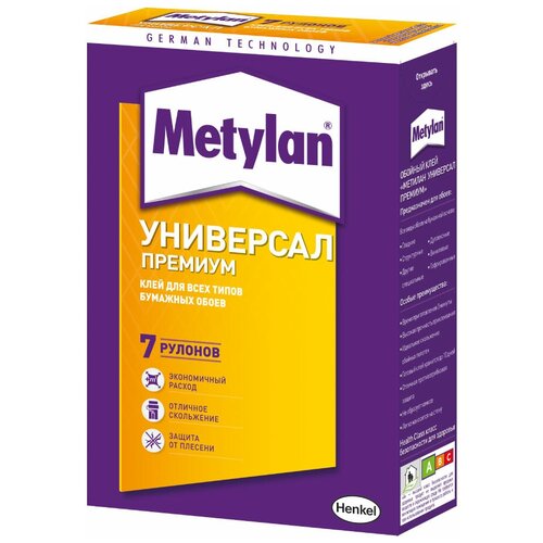 Клей для виниловых обоев Metylan Универсал Премиум 0.15 л 0.15 кг фото, описание