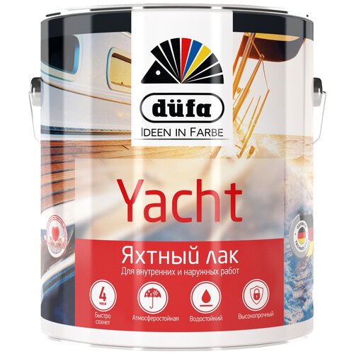 Dufa Retail Yacht бесцветный, полуматовая, 0.87 кг, 0.75 л фото, описание