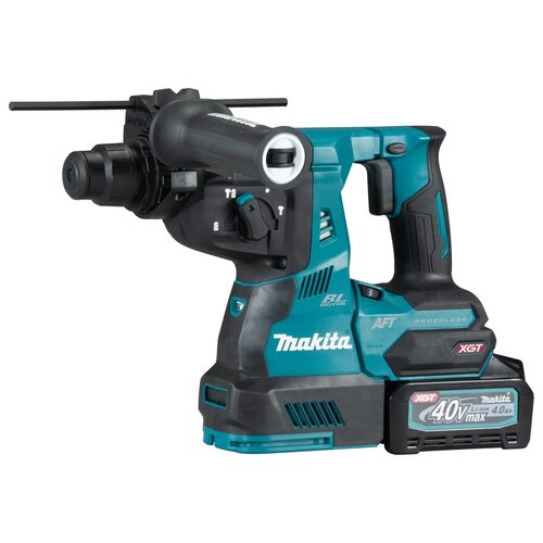 Перфоратор аккумуляторный Makita HR001GM201 Li-Ion 4.0 А·ч 40 В x2 кейс40 Вт фото, описание