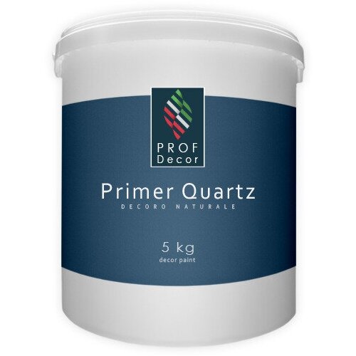 Специальный грунт под фактурные штукатурки Prof Decor Primer Quartz Prof - 5 литров фото, описание