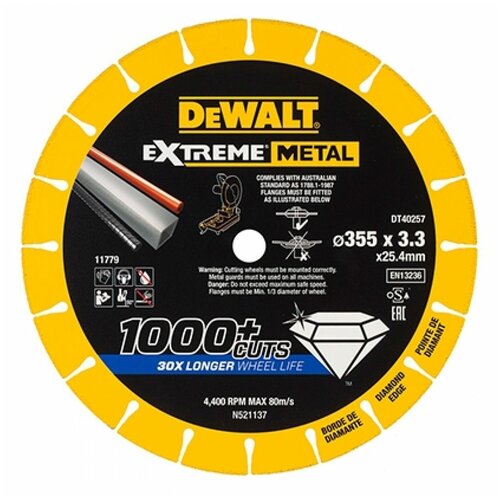 Алмазный диск DeWalt DT 40257 QZ фото, описание