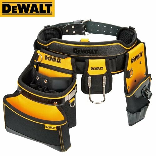 Пояс для инструментов DeWALT DWST81228, универсальный, нейлон, черный фото, описание