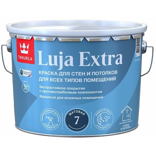 Краска акрилатная экстра-стойкая интерьерная Tikkurila Luja Extra фото, описание