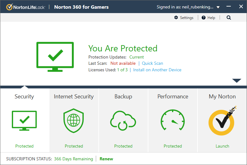 Norton 360 for Gamers 2021 EU Key (1 Year / 3 Devices) [$ 9.02]