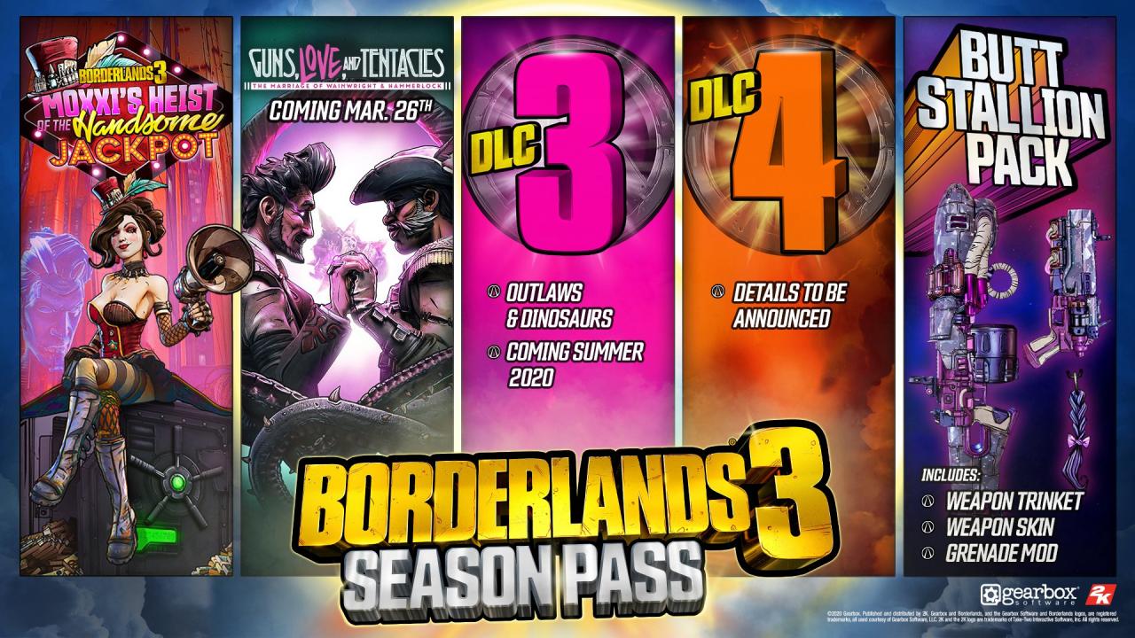 Borderlands 3 - Season Pass DLC EU Steam CD Key [$ 12.68]