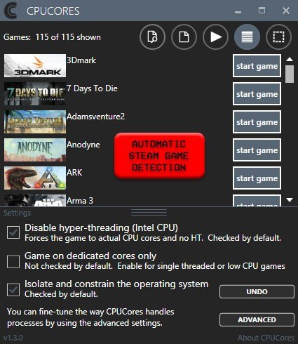 CPUCores :: Maximize Your FPS Steam Altergift [$ 18.26]