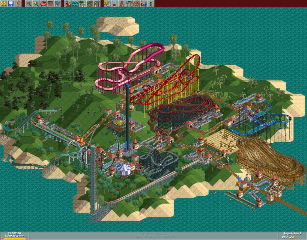RollerCoaster Tycoon: Deluxe Steam Gift [$ 101.68]